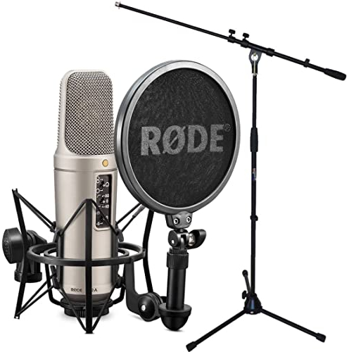 Rode NT2-A XLR - Micrófono condensador + soporte para micrófono keepdrum