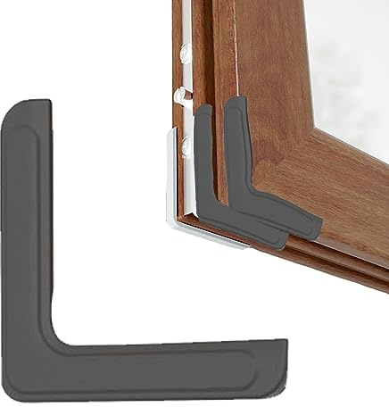 Sonderpie Forma a L Bordi di Sicurezza,Copri Angoli per Bambini,Finestra Paraspigoli Angolari,Gel di Silice,Morbido,Applica a Protezioni di Sicurezza di Bambini per Tavolo e Mobili Angoli