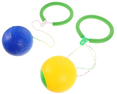 UKCOCO 2piezas Pelota Que Rebota para Saltar Balones de Salto de Fitness para Adultos Actividades al Aire como Juguetes de Patio