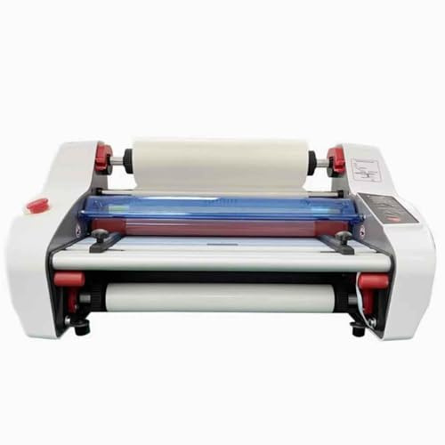 Plastificatrice termica automatica A3/A4, macchina per laminare carta con alimentazione larga 34 cm – velocità di 150 cm/min per scuola, ufficio e protezione dei documenti