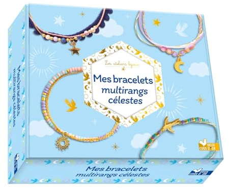 Mes bracelets multirangs célestes - coffret avec accessoires
