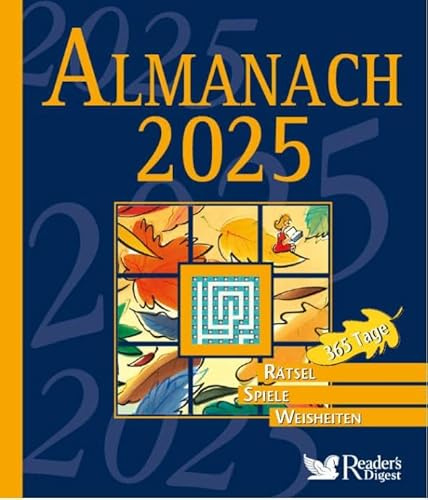 Almanach 2025: 365 Tage Rätsel Spiele Weisheiten