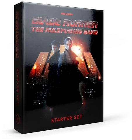Free League Blade Runner RPG Starter Set, SciFi Roleplaying Game, Adults, Teens Ages 16+