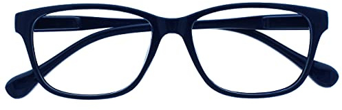 The Reading Glasses Company Marineblau Leicht Distanzgläser Designer Stil Herren Damen Federscharniere M27-3 -2,00