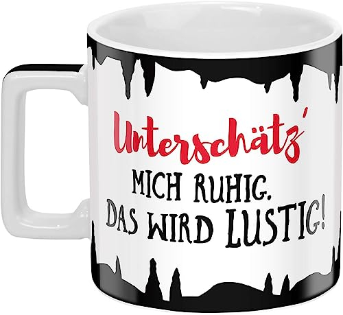 Sheepworld Tasse mit Spruch Lustig | Sheepworld Wortheld-Tasse, Porzellan, 45 cl, Mehrfarbig | Tasse lustig, Sprüche-Tasse | 46533