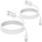 2 Pack Apple MFi Certified iPhone Charger Cable 2m, Apple Lightning to USB Cable Cord 2 metres Fast Charging A pple Phone Long Cable for iPhone13/12/12 mini/ 11/11Pro/Max/X/XS/XR/XS Max/8/7/6/iPad