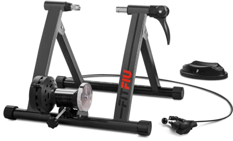 FITFIU Fitness ROB-20 - Rullo per bicicletta pieghevole con 5 livelli di resistenza, compatibile con ruote da 26 a 29, MTB e strada, Allenatore per allenamento indoor, peso massimo 150kg