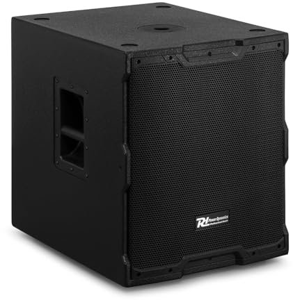 Power Dynamics PDY215S - Altavoz Subwoofer Pasivo. Potente Subwoofer de 900W. 450W RMS. Woofer de 15 Profesional. Graves potentes, Robusto. Tophat. Ideal DJ, Discomovil, Eventos, Clubs, Bolos.