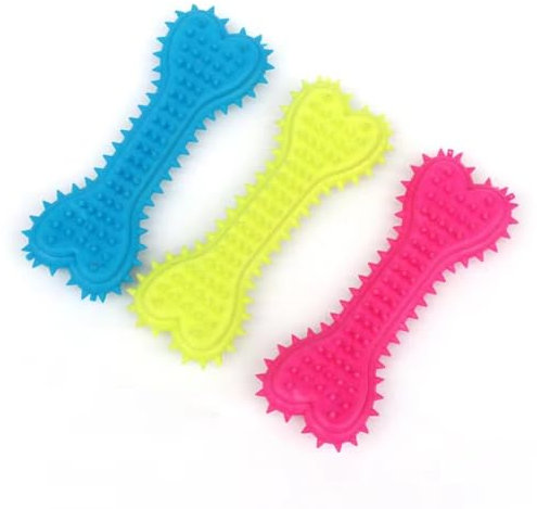 LuLiyLdJ 3 Stück Hundespielzeug für Hunde, Hundespielzeug Unzerstörbar, Kauspielzeug Hund, Kauknochen Hund, Hundeknochen