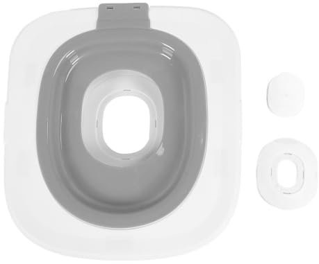 Kit de Entrenamiento para Inodoro para Gatos, Entrenador de Inodoro Profesional Reutilizable, Asiento para Orinal, Asiento para Entrenador de Inodoro para Gatos, Orinal, Bandeja