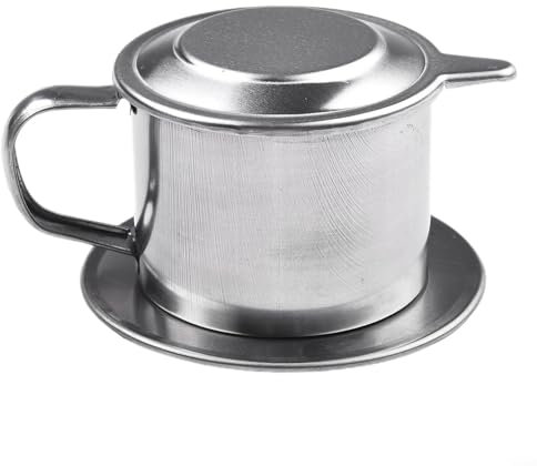 Cafetera vietnamita de acero inoxidable con filtro de goteo para capacidad de 50 ml/100 ml, método tradicional para preparar delicioso café