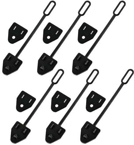 6 Sets Silicone Weatherproof Gaskets and Plug Protector Covers – Waterproof Outdoor Plug Covers with Anti-Loss Lanyard, Outdoor/Indoor Extension Cord Protection for Rain, Snow & GFCI Outlets (6)