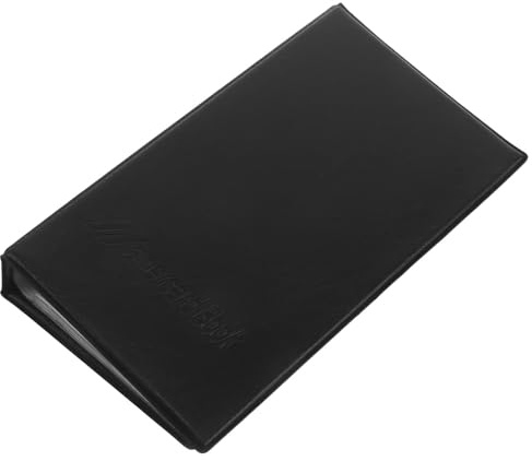 Healvian Raccoglitore Organizzatore Biglietti da Visita in PU Resistente con Tasca per 160 Carte, Libro Porta Biglietti da Visita Leggero e Antipolvere, per Professionisti e Viaggi D’Affari