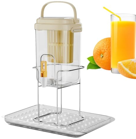 Distributeur de Boissons Glacées,Grande Capacité avec Filtre Intégré - Fontaine À Boissons Pour Camping,Pour Voyage, Camping, Aventure, Rassemblement, Soda, Limonade Et Jus De Fruit