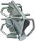 Unitech DKS 60 Doppelkreuzschelle Silber