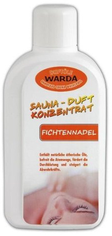 Warda Saunaaufguss Fichtennadel 1 l Flasche - Ein Liter Konzentrat