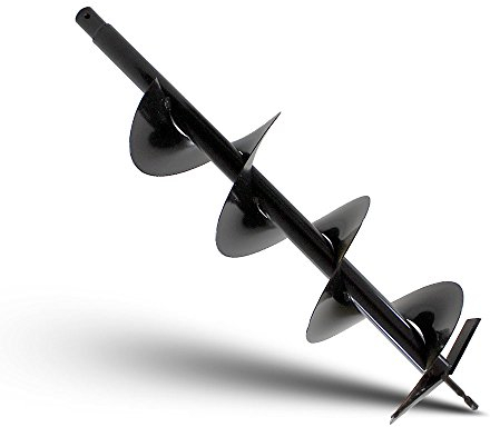 200mm Bohrer - Ersatzbohrer für Erdbohrer Pfahlbohrer Erdlochbohrer Erdbohrgerät