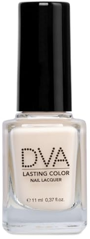 DVA, Lasting Color Nail Lacquer, Smalto per Unghie a Lunga Durata, con Finish Lucido Effetto Laccato, Rapida Asciugatura e Maxi Pennello per una Stesura Uniforme, Vegan, Nude Base, 11 ml
