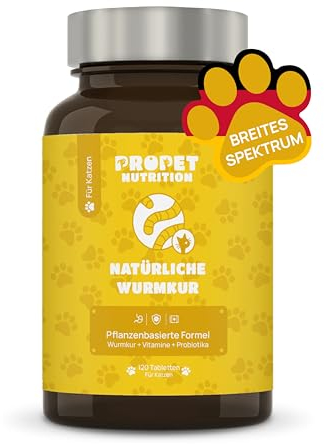 W-Kur Katze. Kräuter-Komplex für Katzen. 120 Tabletten. Natürliche Rezeptur mit Probiotika & B-Vitaminen. Ergänzungsnahrung zur täglichen Unterstützung