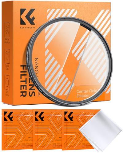 K&F CONCEPT 58mm Filtro Effetto Diottrico a Campo Centrale