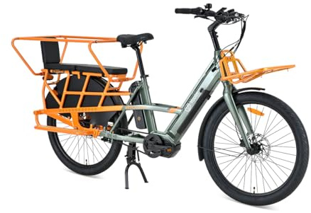 Youin Berlin Pro BK6150 Vélo électrique urbain 26 pouces Moteur central 250 W Sangle carbone Double batterie jusqu'à 120 km Freins hydrauliques Nexus 5 V Écran couleur aluminium