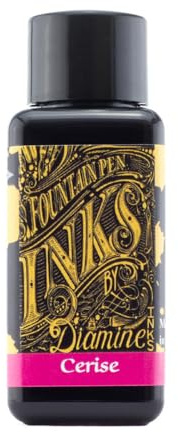 Diamine 30ml Cerise fountain pen ink bottle