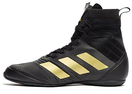 adidas Speedex 18, Zapatos de Boxeo Hombre, Negro (Schwarz/Gold Schwarz/Gold), 44 EU