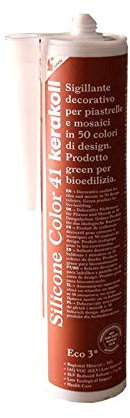 KERAKOLL SILICONE COLOR - 41 Cartuccia da 310 ml di sigillante decorativo per piastrelle e mosaici