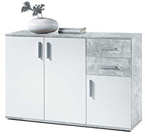 AVANTI TRENDSTORE Bea - Cassettiera/comó in Legno Laminato nella misura 120x82x35 cm, disponibile in diversi colori. Perfetto per soggiorni, ingressi o camere da letto