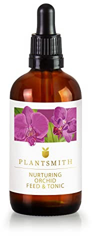 Plantsmith Nurturing Orchid Feed and Tonic, Nutrient Infused Blend, Premium Care for Beautiful Indoor Potted Orchid Plants & Flowers - 100ml Bottle