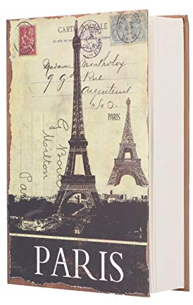 Sicherer Buchtresor Mit Zahlenschloss,Echtes Papiertransferbuch sicher für Schmuck,Geld und Bargeld, hohl mit verstecktem Fach, Schlüssel und Zahlenschloss