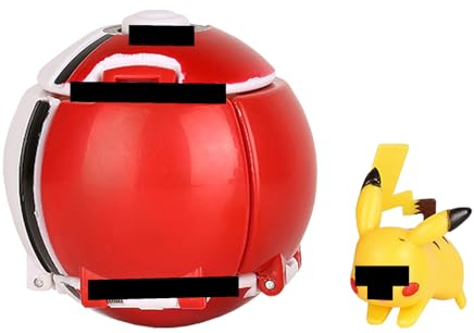 wopin Rote Kugel und kleine Anime-Figur, Actionfigur, Filmfigur, Spielzeug, Cosplay-Spielzeug, Kuchen, magische Filmfigur, Dekoration