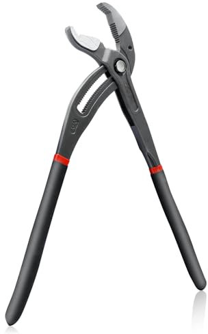 CCLIFE Alicates Extensibles 400 mm Cr-V Alicates Pico de Loro Tenazas con Botón de Ajuste