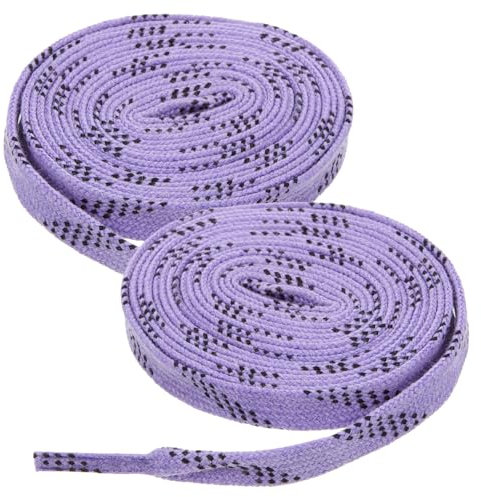 HONMEET Hockey Schlittschuh Schnürsenkel Gewachst Flach Lila Langlebig Für Eishockey Inlineskating Rollschuhe Einfach Zu Verwenden Zubehör Für Sportschuhe