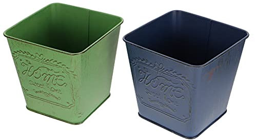 POPETPOP Vaso Da Fiori in Ferro Vintage Unico Perfetto Per Larredamento Della Casa