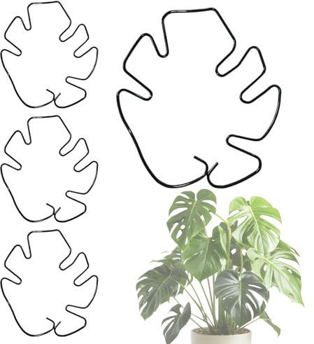 Set di 4 supporti per piante rampicanti, riutilizzabili, per ortensie, pomodori, rose, interni, esterni, cortile