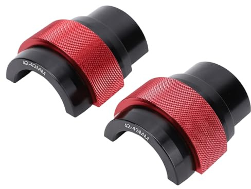 Tbest Aluminiumlegering 42-43mm CNC Fork SEAL Driver Installationsverktyg Motorcykelfront Gaffelben