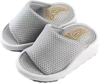HouseVibe Pantoufles demi-semelle pour mollet - Respirantes - Pour étirement des jambes, chevilles - Massage des pieds - Taille 35-38, gris, 10 UK Wide