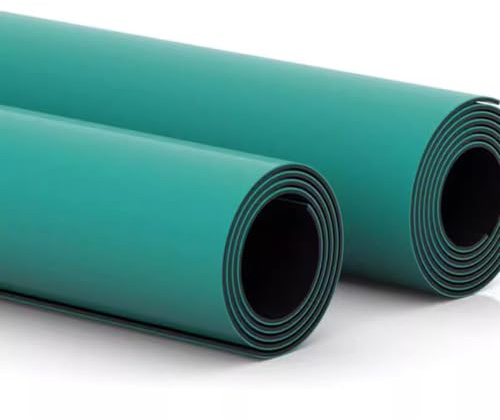Almohadilla para Soldadura Antiestático Banco de Trabajo, 2mm Alfombrilla de Soldadura Resistente al Calor, Esterilla de Soldador Goma para Reparacion Electrónicas(40x100cm)