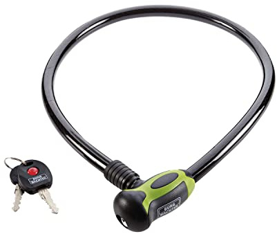 Burg-Wächter Candado de Cable con iluminación en la Llave 345 80 L, Colores Surtidos