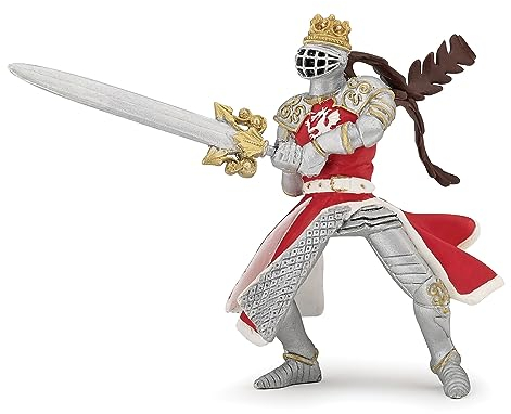 Papo MEDIEVAL-FANTASY 39797 Dragon King with Sword Figurine, Multicolour