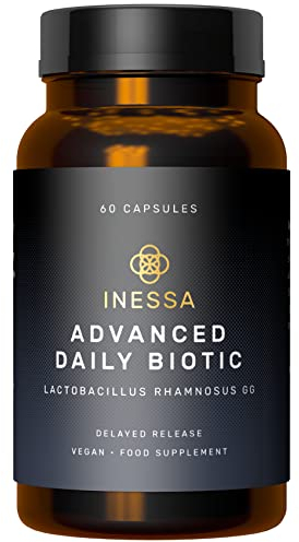Probiotics Lactobacillus Rhamnosus GG | 60 Daily Vegan Capsules | The Most scientifically Studied Strain Globally, with The Greatest Level of Clinical documentation