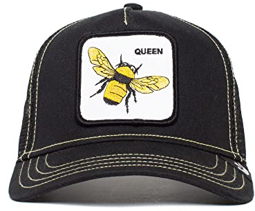 Goorin Bros. The Farm Trucker-Kappe aus Netzstoff für Damen und Herren, Black Queen Bee, Einheitsgröße