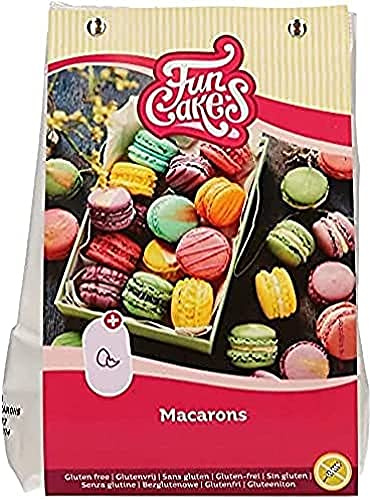 FunCakes Mix für Macarons, Glutenfrei: Einfach zu verwenden, Perfekt hausgemachte Macarons, Köstlicher Mandelgeschmack, Halal-zertifiziert, 300g