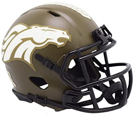 Riddell Speed Mini Football Helmet SALUTE Denver Broncos