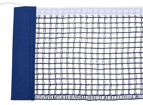 PATIKIL Tavolo Rete Tennis Ricambio Ping Pong Rete Funi Tensione Attrezzatura Accessori Poliestere Cotone per Interno Esterno Blu