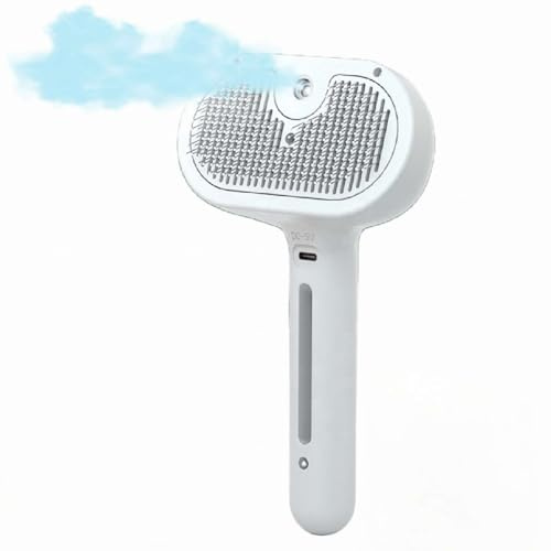 Spazzola per Animali Domestici - Pettine con Funzione Nebbia Densa/Fine - Cura del Pelo Lungo e Corto - Accessorio Incluso