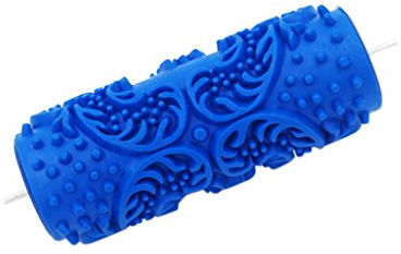 LOVIVER 5 '' Geprägte Blätter Muster Malerei Roller Pinsel Werkzeug für, #9