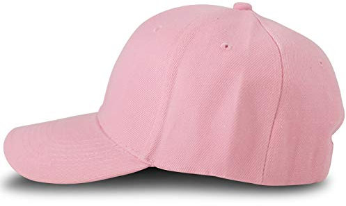 fashionchimp Baseball Basic-Cap in verschiedenen Uni-Farben, Unisex 6-Panel Cap, Kappe (Rosa)