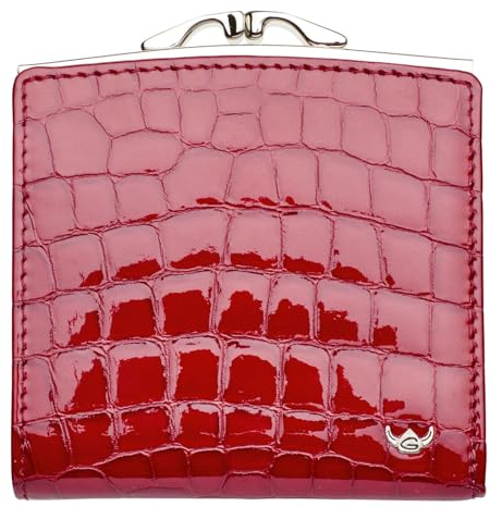 Golden Head Cayenne RFID Protect French Coin Purse Wallet Cherry